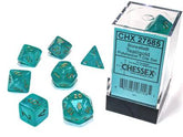 CHESSEX - Dados Poliédricos Borealis Teal/gold Luminary - Gamesmart